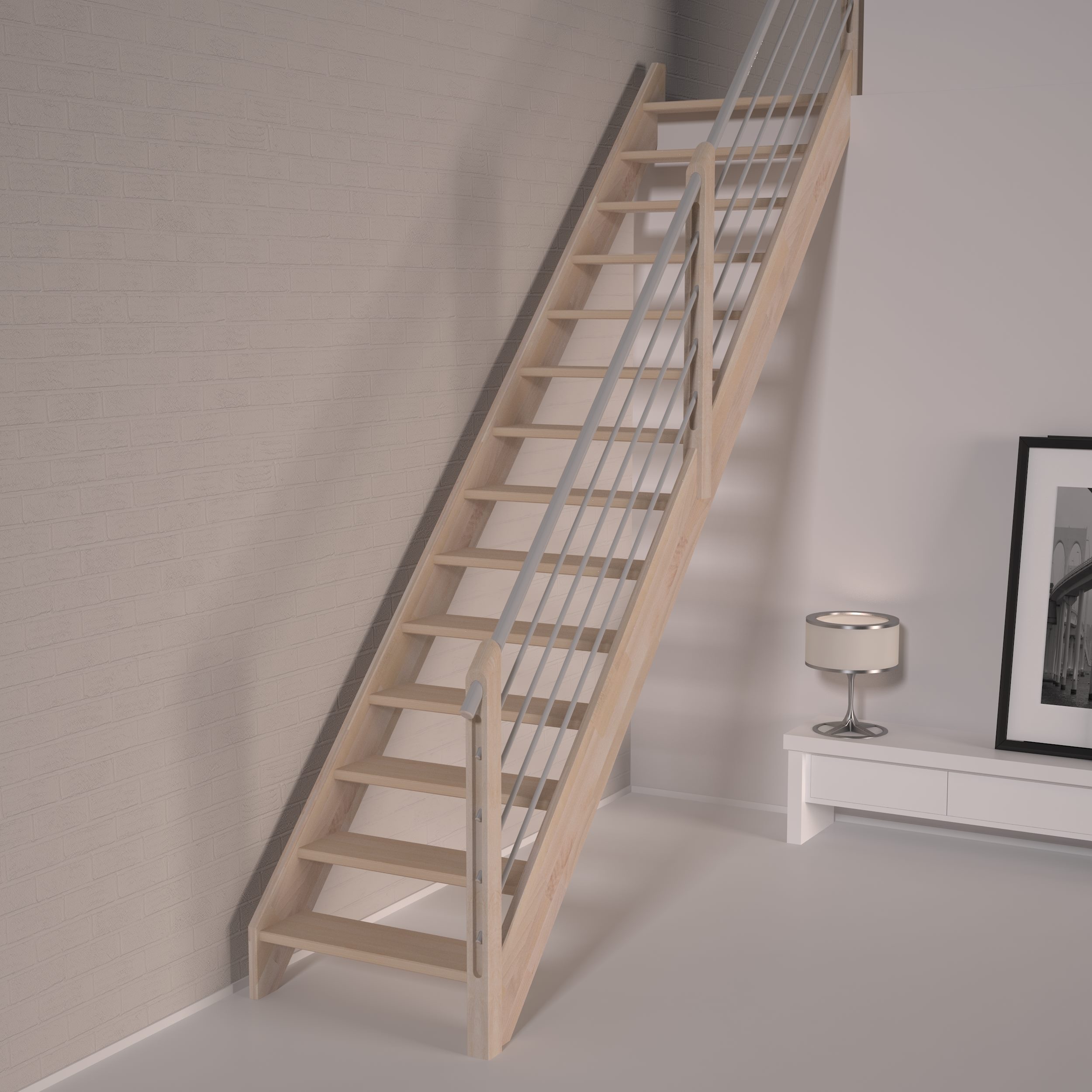 Escalier sur mesure dans les Vosges